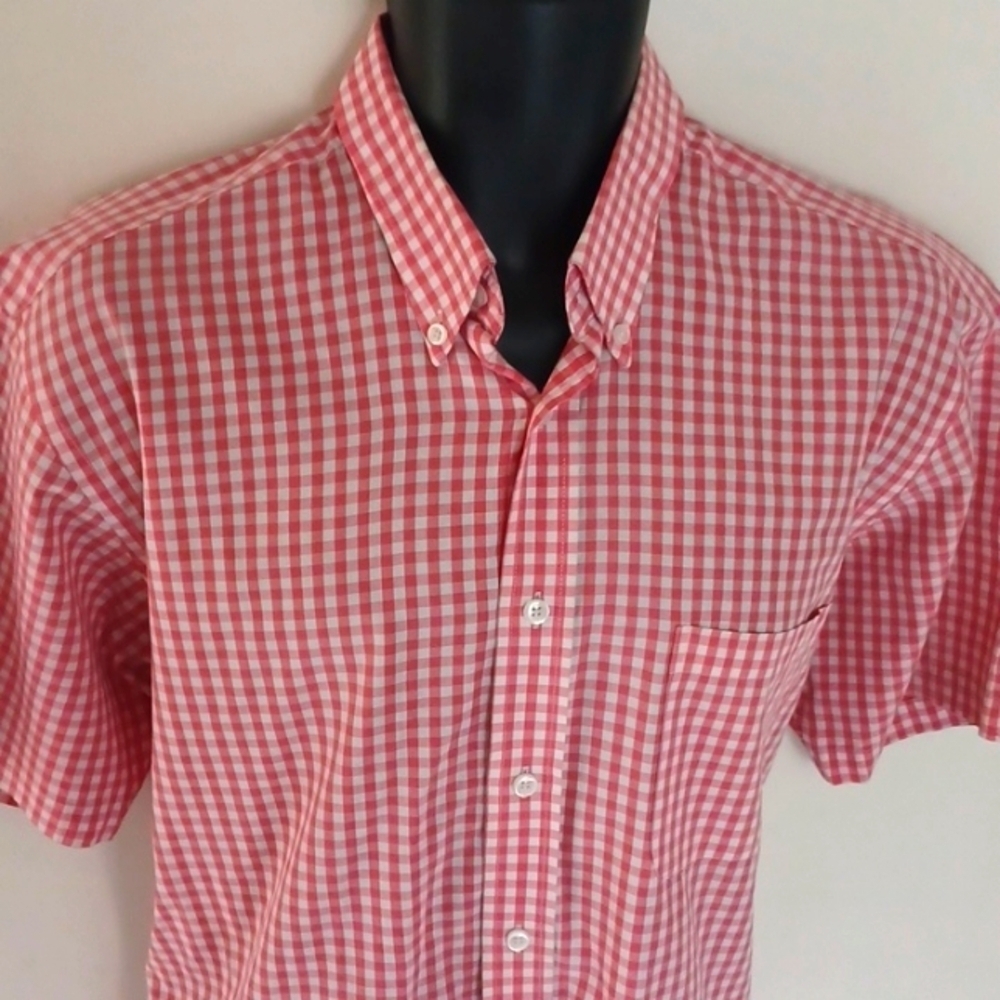 NICOLE MILLER New York Pink and White Shirt, L - Picture 3 of 7